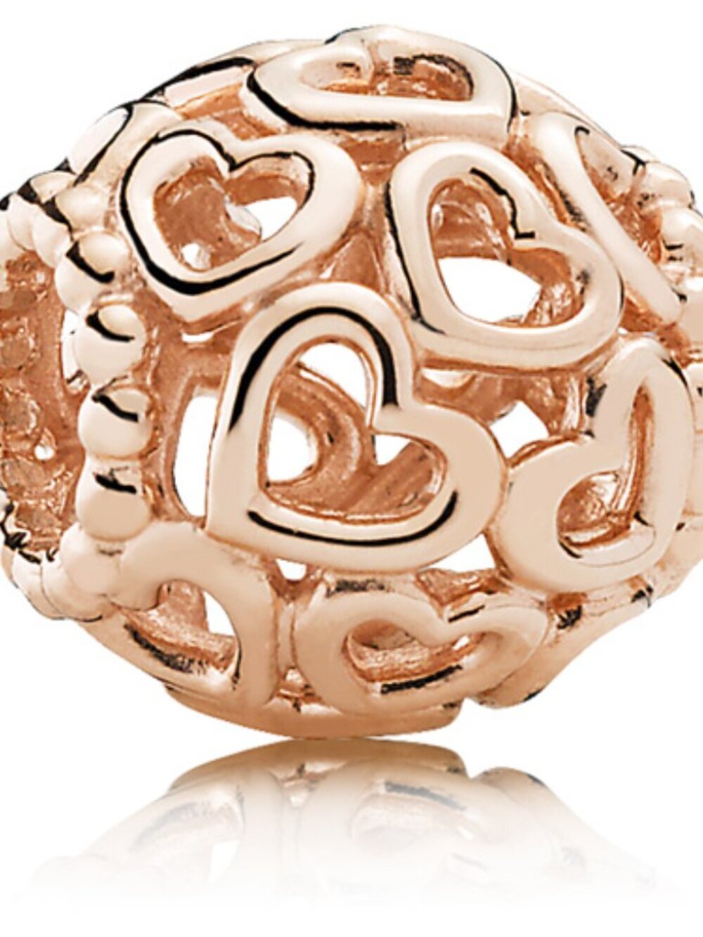 Authentic Pandora Rose Open Your Heart Charm 780964 New With Tags Openwork Love - Picture 11 of 11